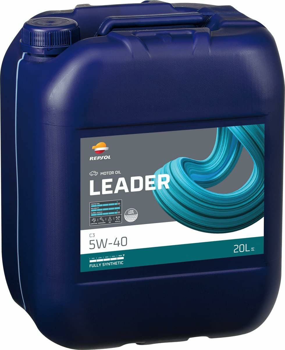 レプソル 4輪用 モーターオイル LEADER C3 5W-40 全合成油 20L SN/CF