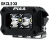 PIAA 後付けランプ LED SPOT配光 5600K 【2000LIGHT PODS】 2個入 12V/9.2W IPX7対応 DKCL203 ピア
