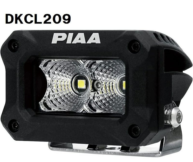 PIAA 後付けランプ LED FLOOD配光 5600K 【2000LIGHT PODS】 2個入 12V/9.2W IPX7対応 DKCL209