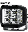 PIAA 後付けランプ LED Wide Angle DRIVING配光 5600K 【QUAD EDGE LED CUBE LIGHTS】 2個入 12V/24W IPX7対応 ECE規格準拠 DKQE39E