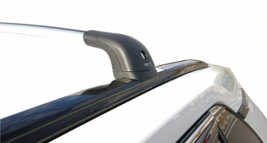 Terzo テルッツォ by PIAA ルーフキャリア ベースキャリア 車種別取付ホルダーセット 4個入 ダイレクトルーフレールタイプ ブラック エアロバー用 【トヨタ RAV4ハイブリット含む H31.4~ 型式 MX55.AXAH5#】 DR23