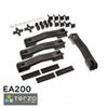 Terzo テルッツォ by PIAA ルーフボックス オプション 4個入 取付マルチクランプ ブラック カーメーカー純正キャリア用ワイドバー対応用 EA200