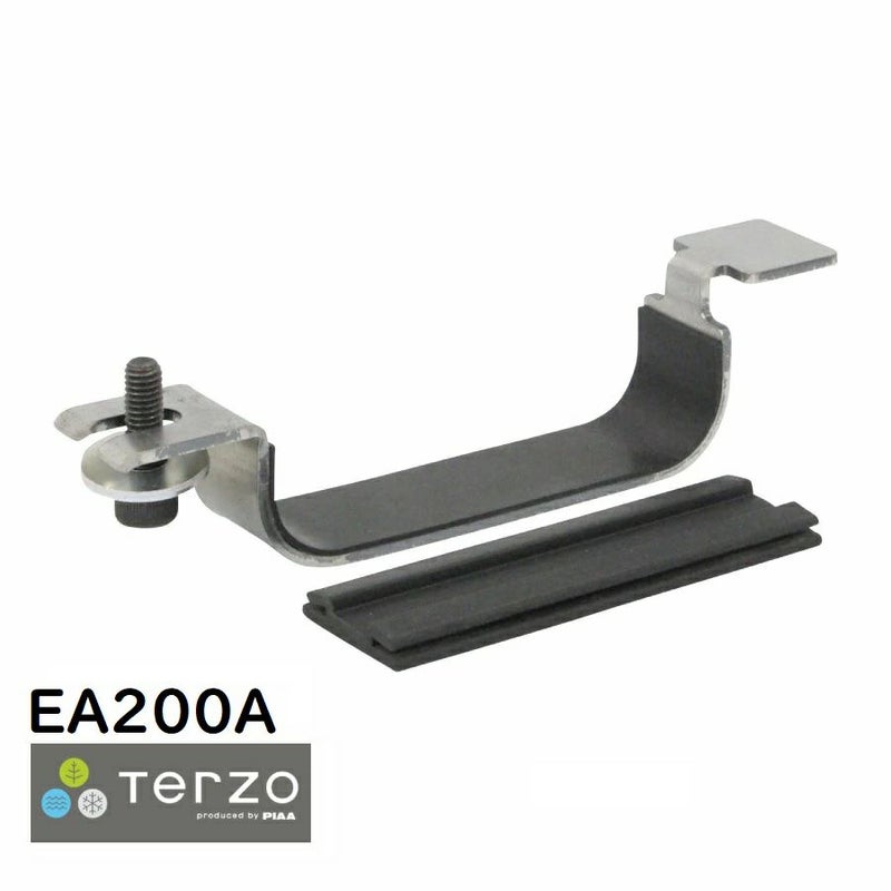 Terzo テルッツォ by PIAA ルーフボックス オプション 4個入 エアロバー取付クランプ ブラック Terzoエアロバー用取付クランプ ローライダーシリーズ/シンメトリックエアロ用 EA200A