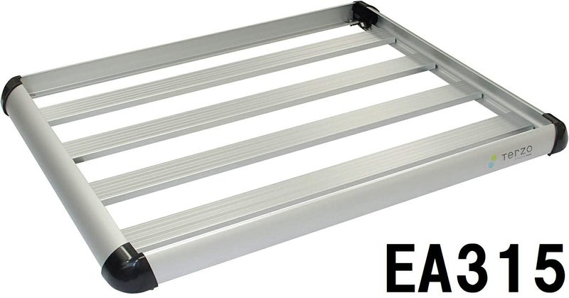 Terzo テルッツォ by PIAA ルーフラック 1個入 ミドルサイズ 130×105cm シルバー EA315 ルーフラック・バスケット コンパクトカー 小型SUV キャンプ アウトドア カー キャリアアイテム 車 荷物 積載 ピア