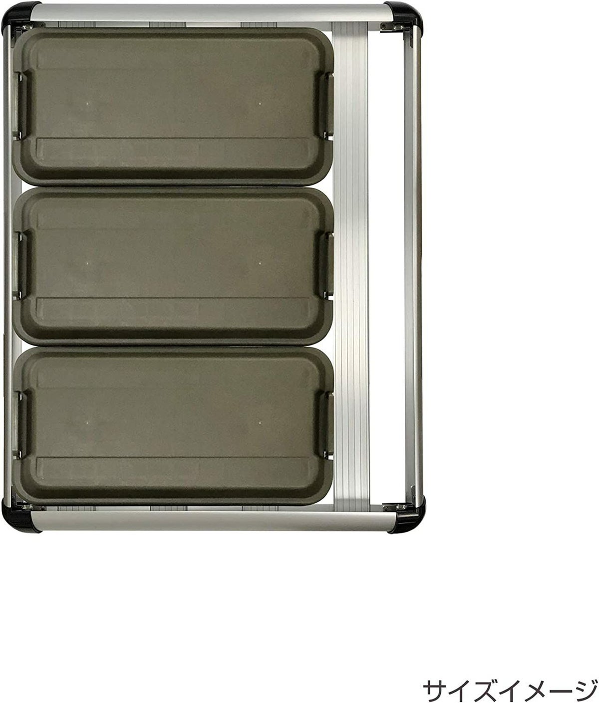 Terzo テルッツォ by PIAA ルーフラック 1個入 ミドルサイズ 130×105cm シルバー EA315 ルーフラック・バスケット コンパクトカー 小型SUV キャンプ アウトドア カー キャリアアイテム 車 荷物 積載 ピア