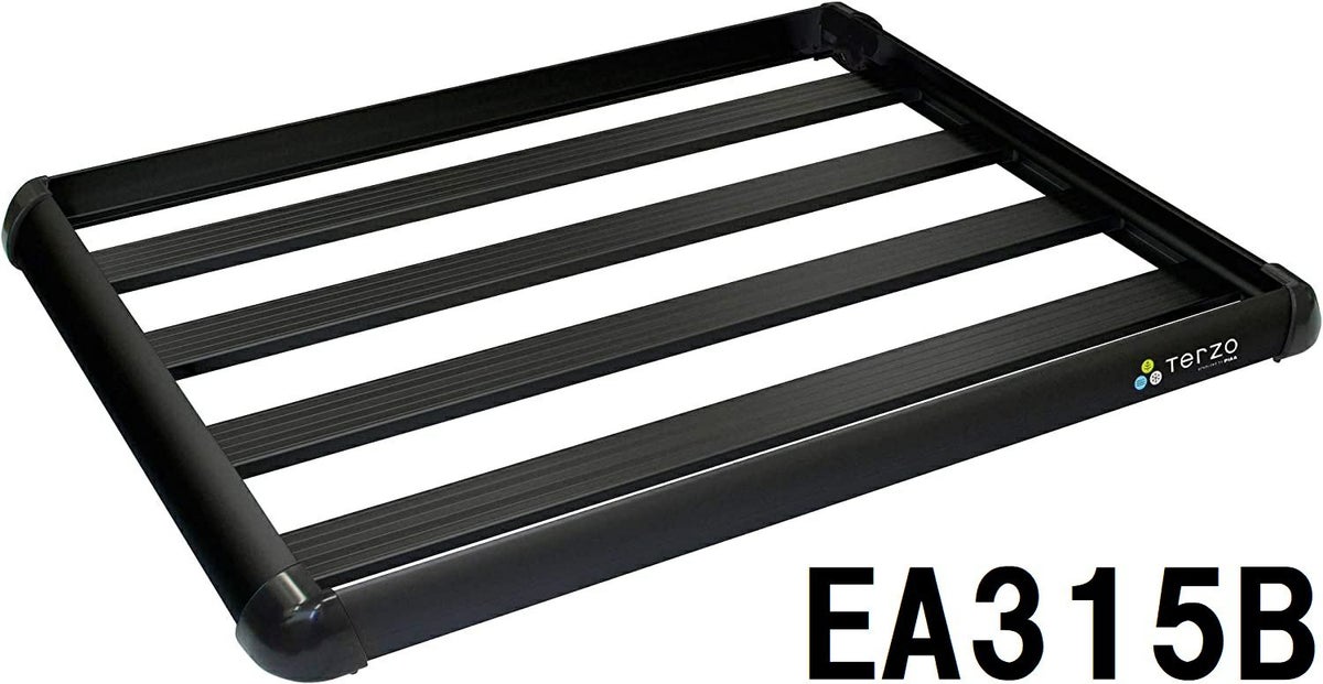 Terzo テルッツォ by PIAA ルーフラック 1個入 ミドルサイズ 130×105cm ブラック EA315B ルーフラック・バスケット コンパクトカー 小型SUV キャンプ アウトドア カー キャリアアイテム 車 荷物 積載 ピア