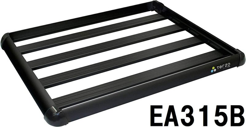 Terzo テルッツォ by PIAA ルーフラック 1個入 ミドルサイズ 130×105cm ブラック EA315B ルーフラック・バスケット コンパクトカー 小型SUV キャンプ アウトドア カー キャリアアイテム 車 荷物 積載 ピア