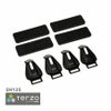 Terzo テルッツォ by PIAA ルーフキャリア ベースキャリア ホルダー 4個入 ブラック 【トヨタ グランビア KCH1# RCH1# VCH1#】 EH125