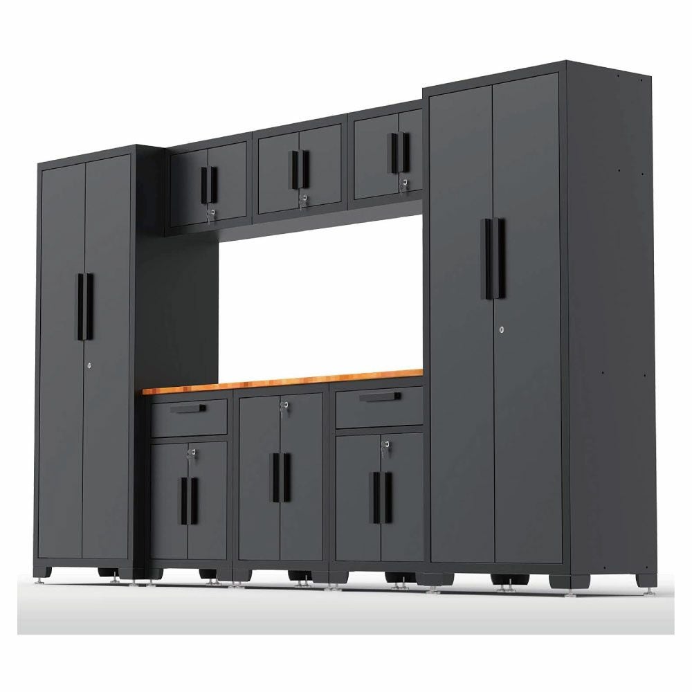 ガレージキャビネット グレー TRPK30232012 収納 整備 工具 組立式
