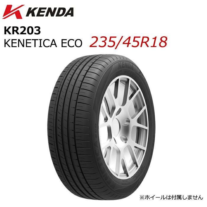 ケンダのKENETICA ECO 18インチタイヤホイールセット 235/45R18 18インチ KENDA ケンダ KR203 KENETICA ECO ケネティカエコ
