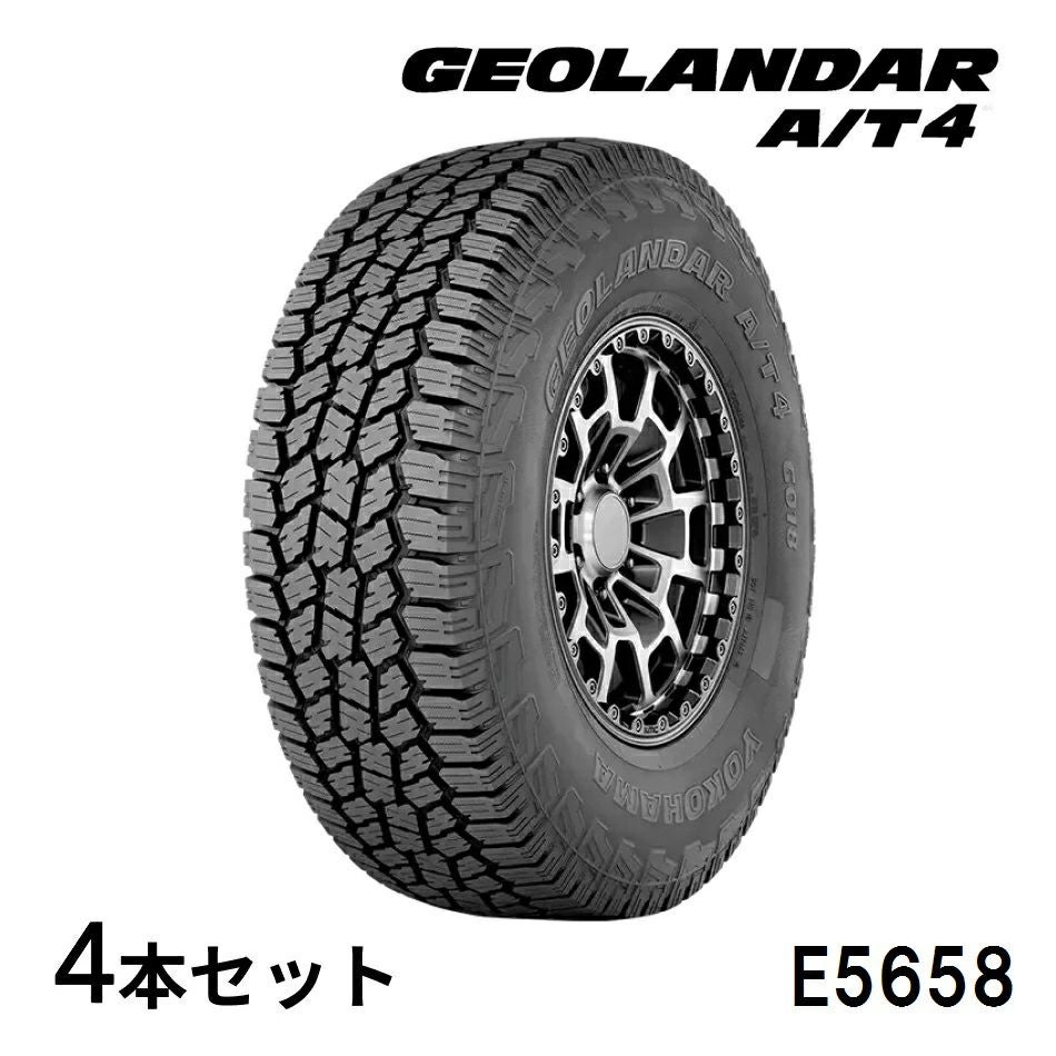 4本セット ヨコハマタイヤ GEOLANDAR A/T4 G018 E5658 LT265/70R16 121