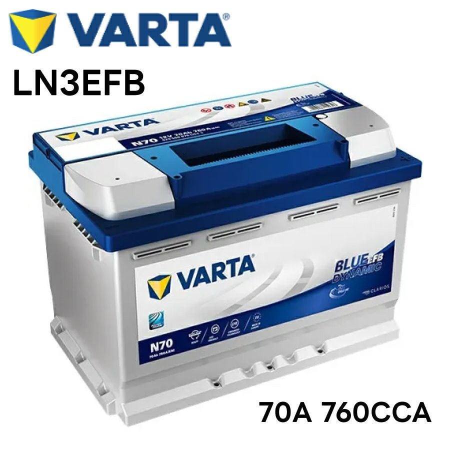 VARTA LN3 EFB バッテリー ダイナミックEFB N70 バルタ 70A 760CCA